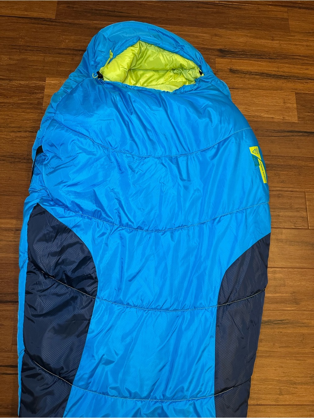 Alpine Thermo Lite Hot Blue & Green Mummy Sleeping Bag 20 degree NWOT